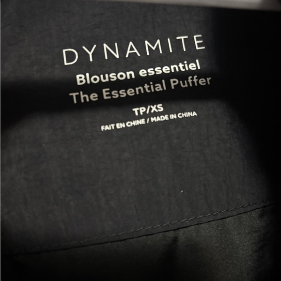 Dynamite Woman's Black Quilted Vest - Picture 2 of 3